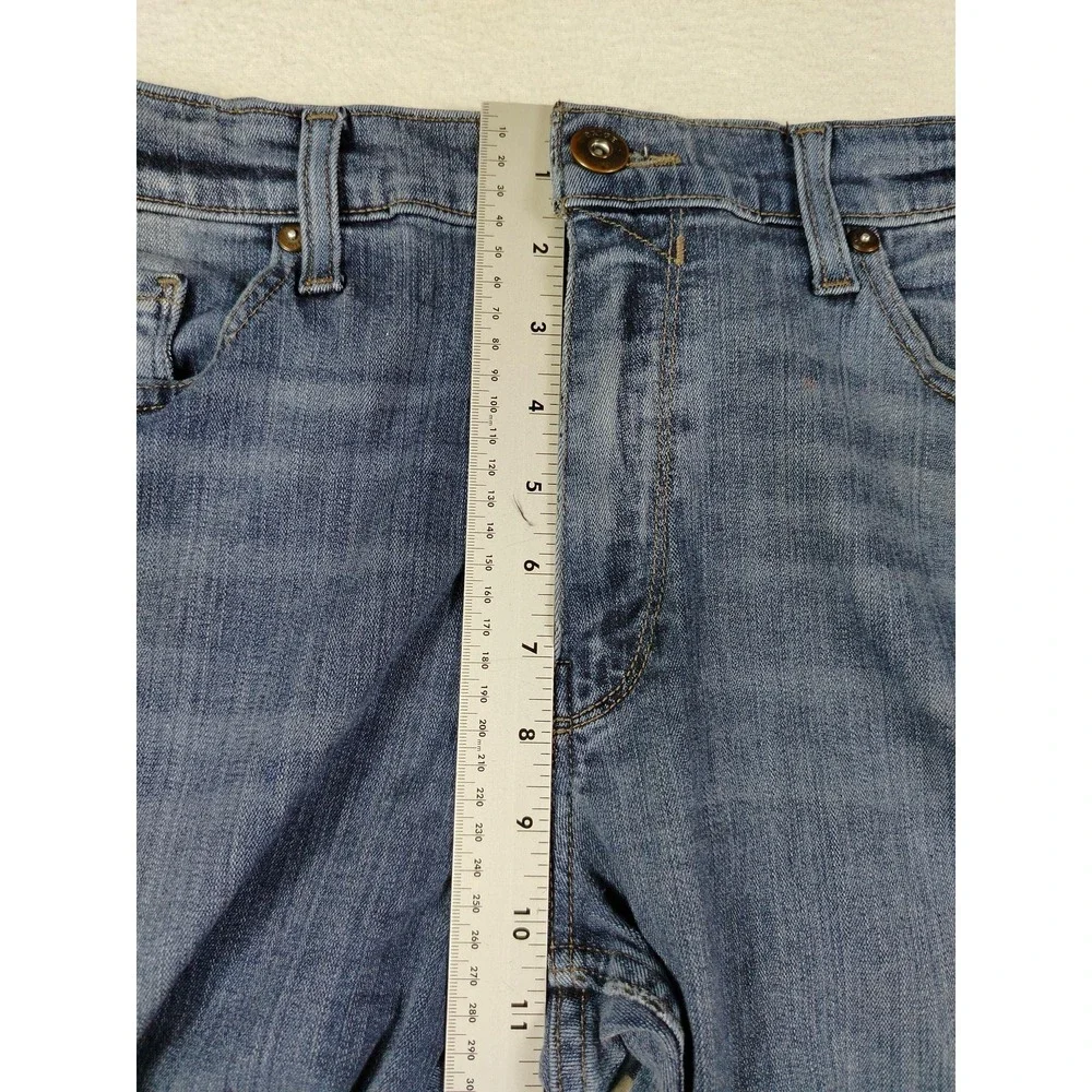 Paige Lennox Jeans Mens 36 Blue Medium Wash Slim Tapered Stretch Denim Casual